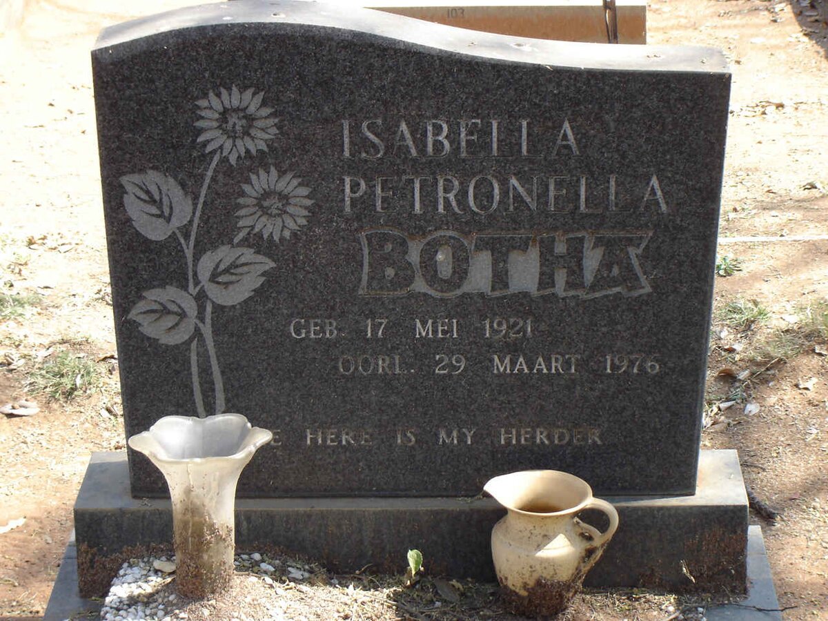 BOTHA Isabella Petronella 1921-1976