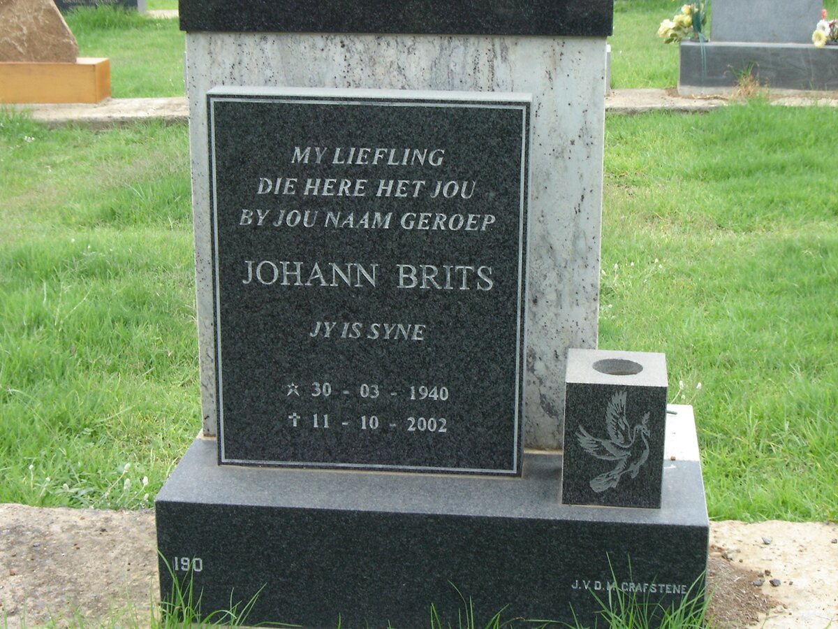 BRITS Johann 1940-2002