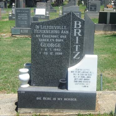 BRITZ George 1942-1998