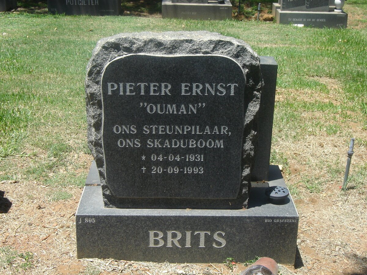 BRITS Pieter Ernst 1931-1993