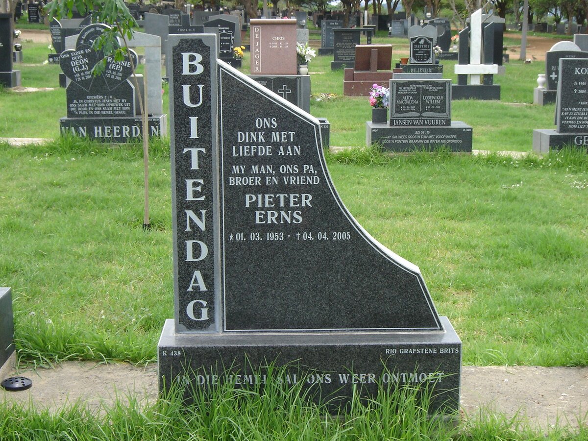BUITENDAG Pieter Erns 1953-2005
