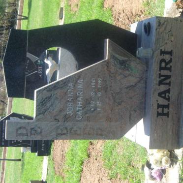 BEER Johanna Catharina 1961-1999