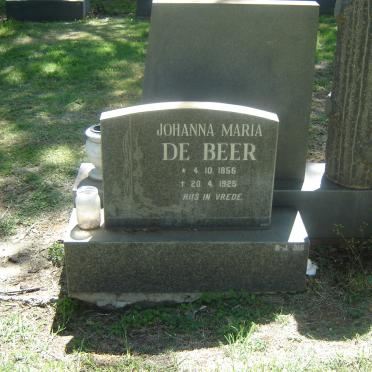 BEER Johanna Maria, de 1856-1925