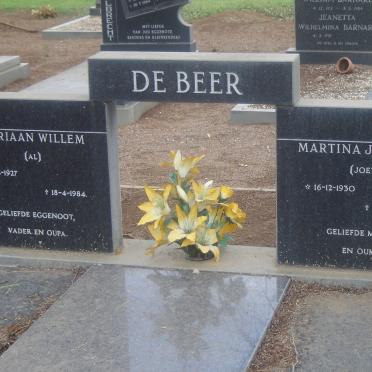 BEER Adriaan Willem, de 1927-1984 &amp; Martina Johanna 1930-1995