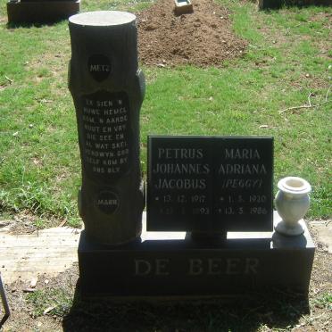BEER Petrus Johannes Jacobus, de 1917-1993 &amp; Maria Adriana 1920-1986