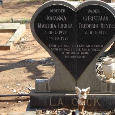 LA COCK Johanna Martina Louisa