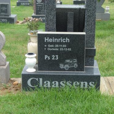 CLAASSENS Heinrich 1983-2002