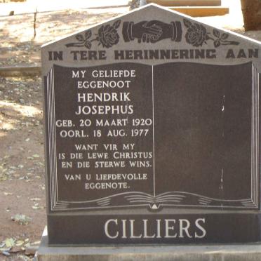 CILLIERS Hendrik Josephus