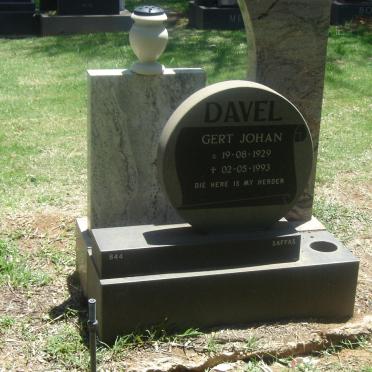 DAVEL Gert Johan 1929-1993