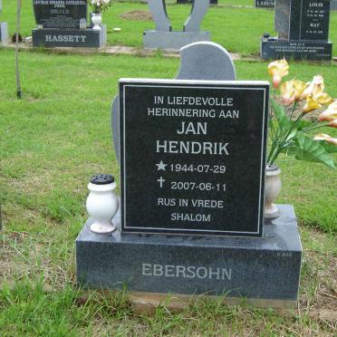 EBERSOHN Jan Hendrik 1944-2007