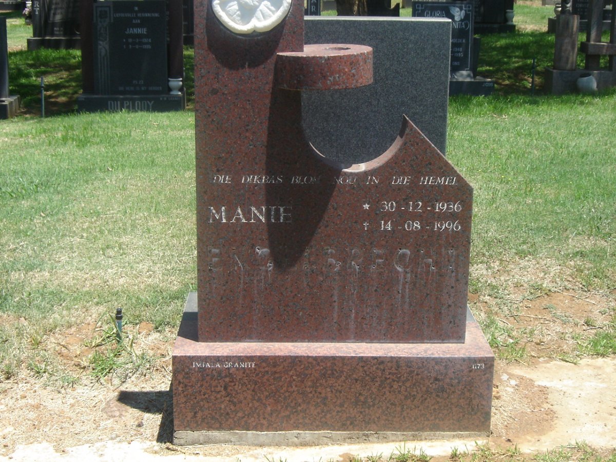 ENGELBRECHT Manie 1936-1996