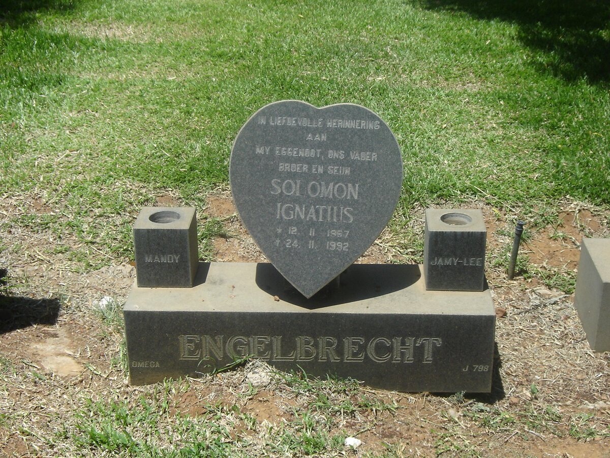 ENGELBRECHT Solomon Ignatius 19?7-1992