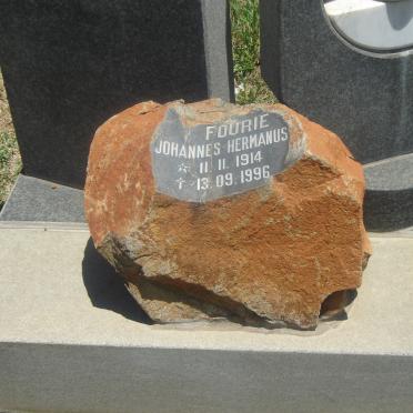 FOURIE Johannes Hermanus 1914-1996