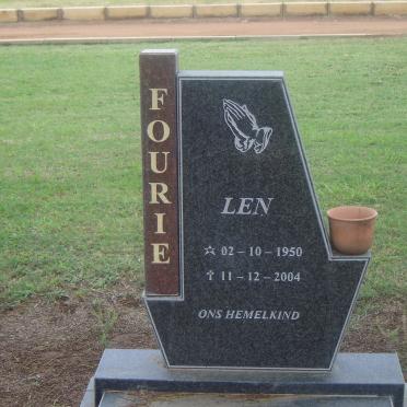 FOURIE Len 1950-2004