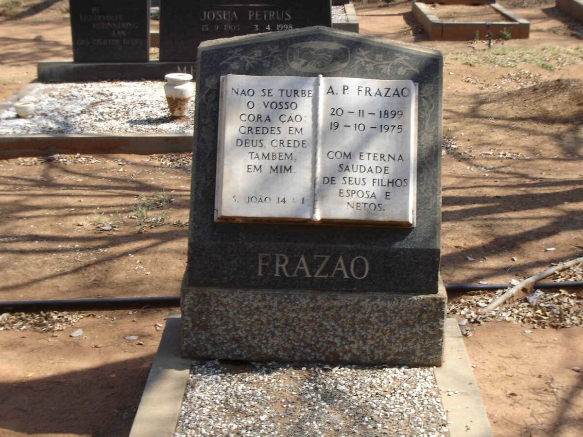 FRAZAO A .P. 1899-1975