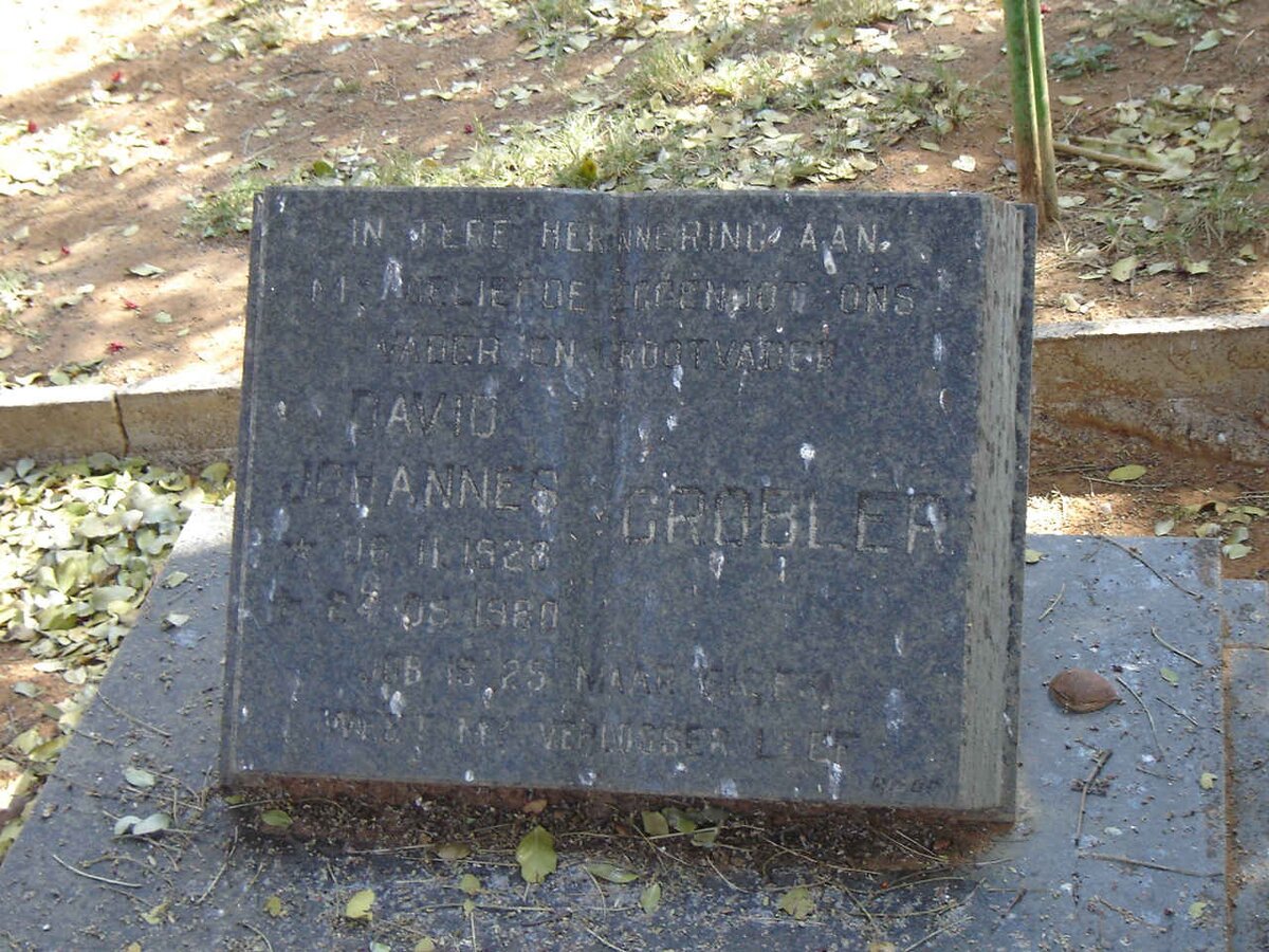 GROBLER David Johannes