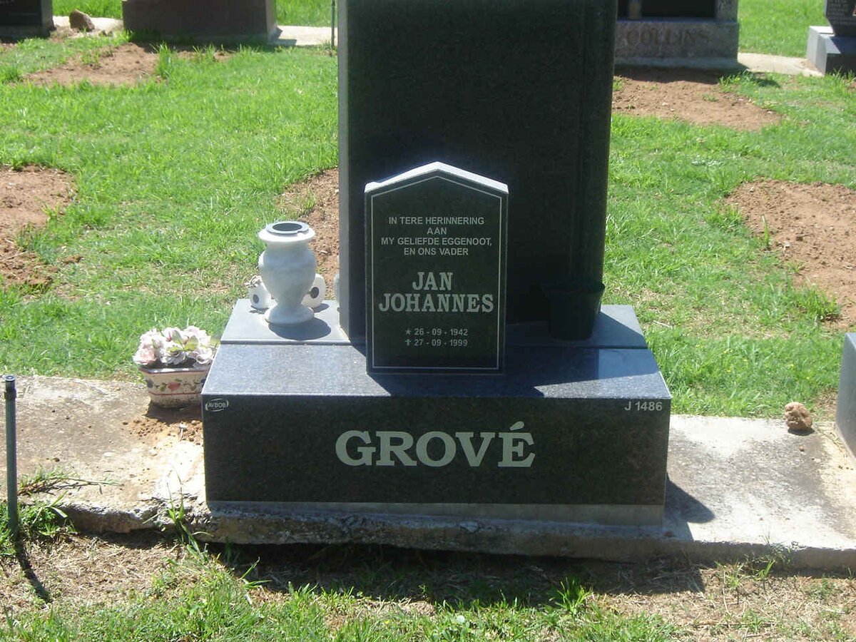 GROVé Jan Johannes 1942-1999