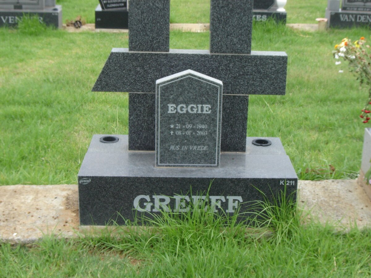 GREEFF Eggie 1940-2003