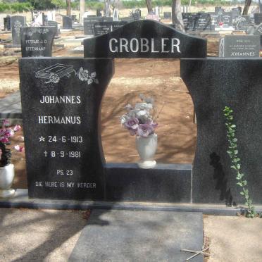 GROBLER Johannes Hermanus 1913-1981