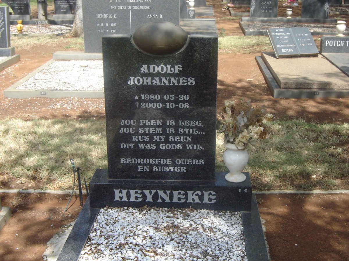 HEYNEKE Adolf Johannes 1980-2000