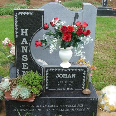 HANSEN Johan 1968-2007