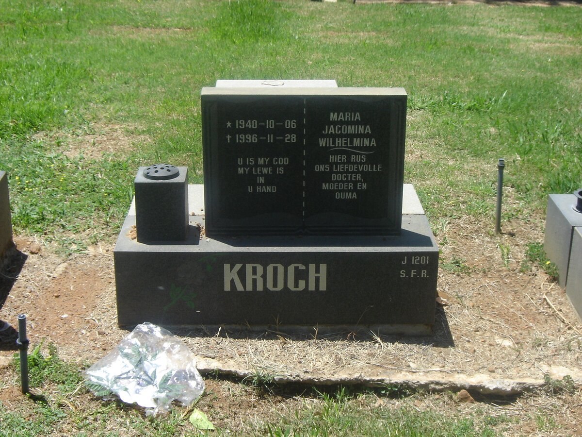 KROCH Maria Jacomina Wilhelmina 1940-1996