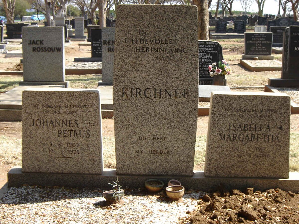 KIRCHNER Johannes Petrus 1909-1976 & Isabella Margaretha 1917-19??