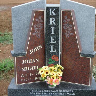KRIEL Johan Migiel 1942 - 2008