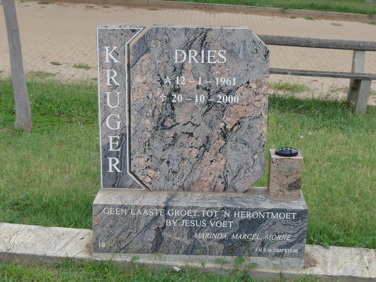 KRUGER Dries 1961-2000