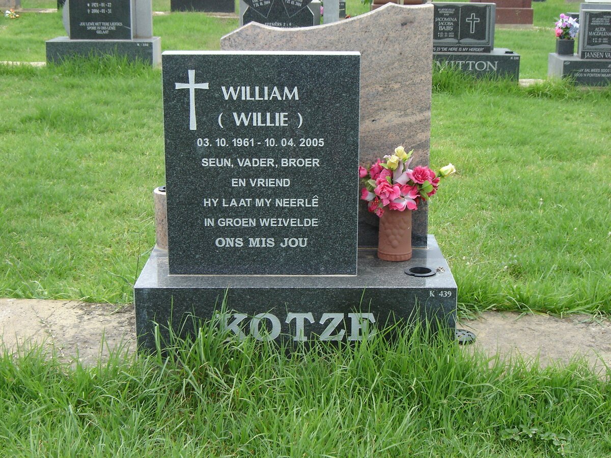 KOTZE William 1961-2005