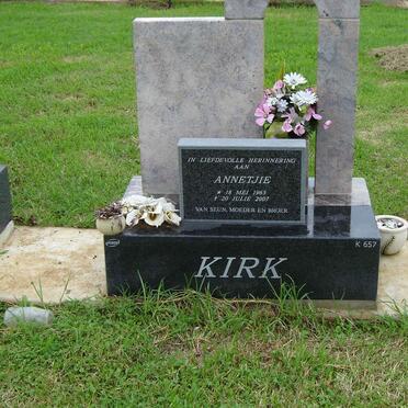 KIRK Annetjie 1965-2007