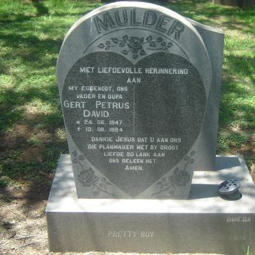 MULDER Gert Petrus David 1947-1994