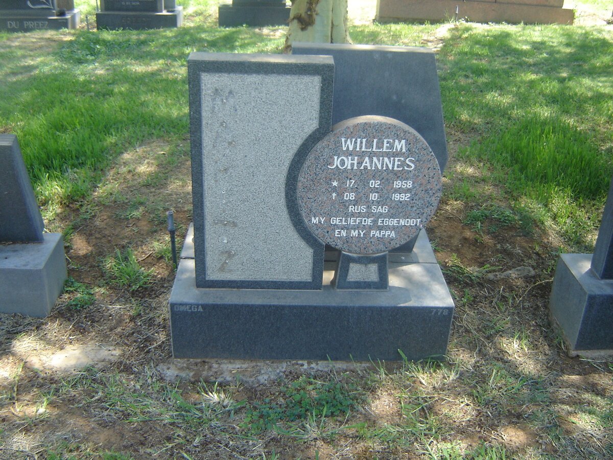 MARITZ Willem Johannes 1958-1992