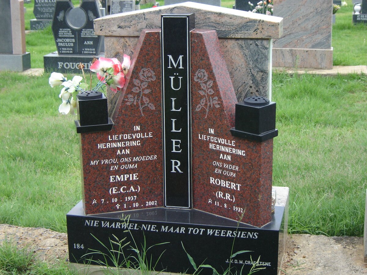 MULLER R.R. 1932- &amp; E.C.A. 1937-2002