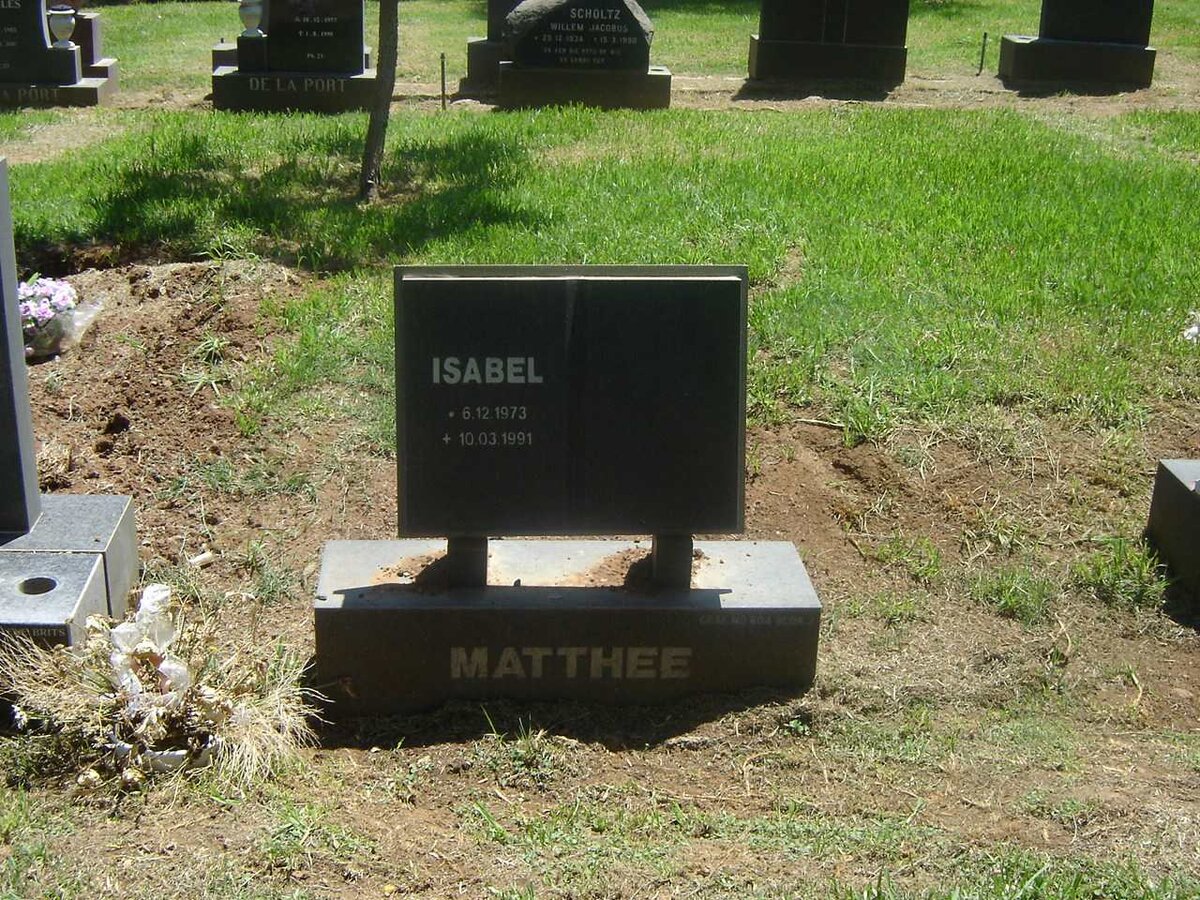 MATTHEE Isabel 1973-1991
