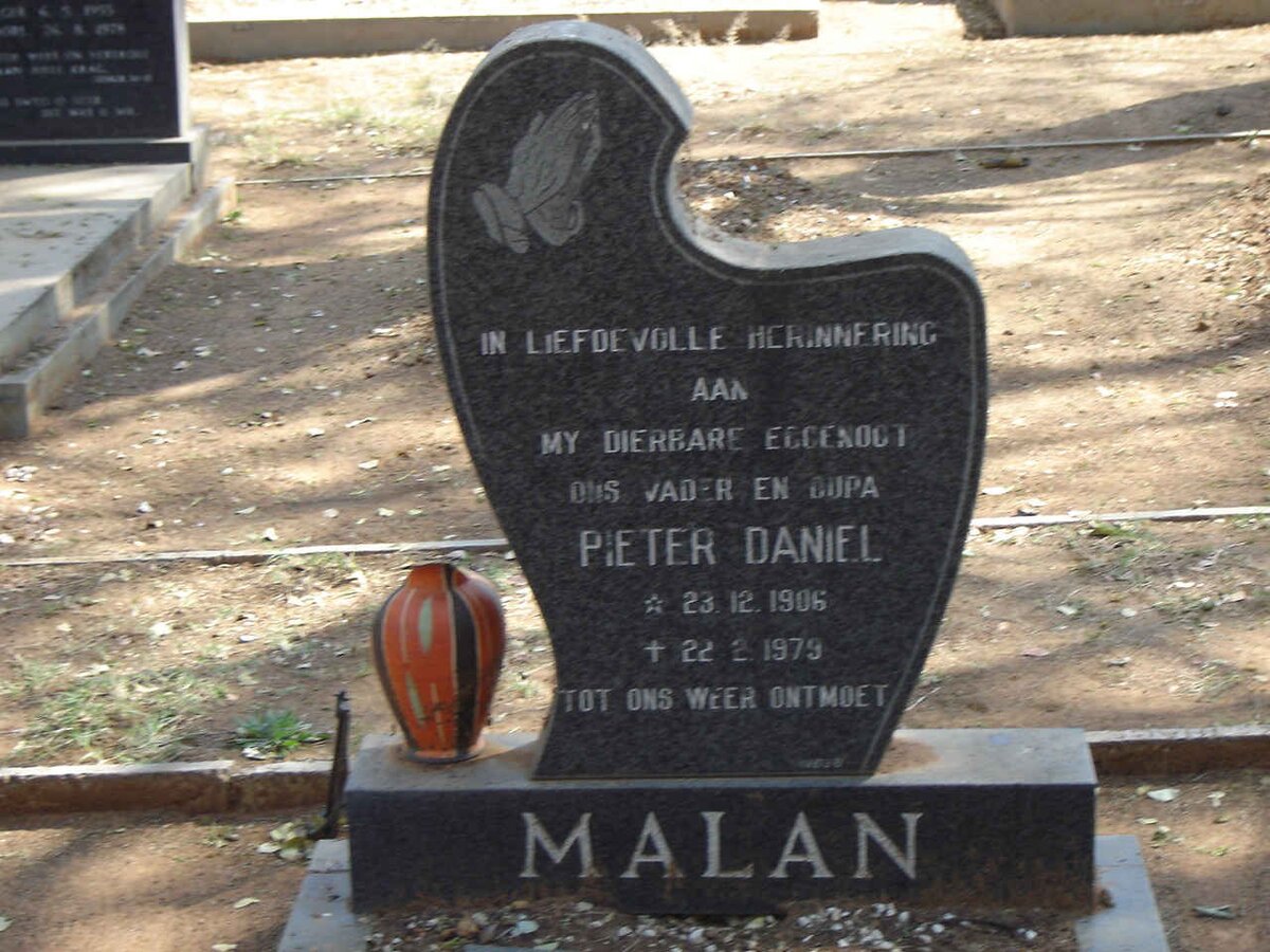 MALAN Pieter Daniel 1906-1979