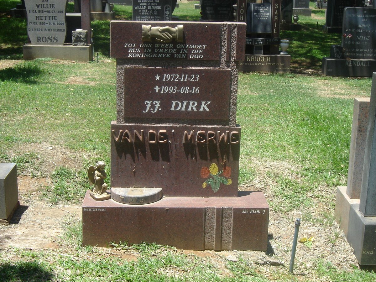 MERWE J.J. Dirk, van der 1972-1993