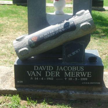 MERWE David Jacobus, van der 1942-1999