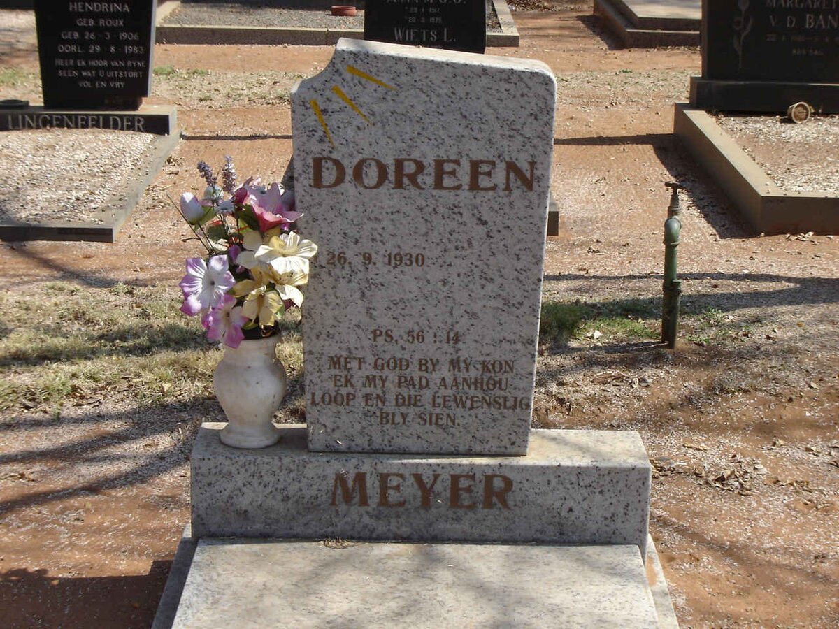 MEYER Doreen 1930-