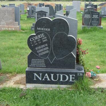 NAUDE Corrie 1948-2003