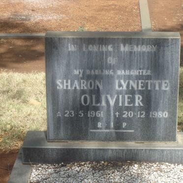 OLIVIER Sharon Lynette 1961-1980