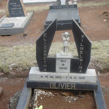 OLIVIER Elizabetha Wilhelmina 1965-1982