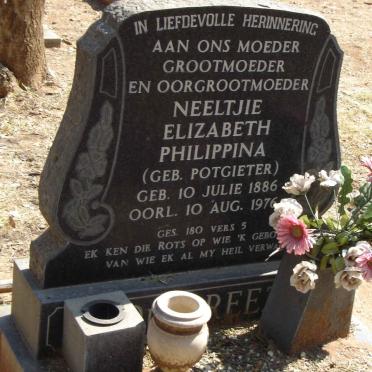 PREEZ Neeltjie Elizabeth Philippina, du nee POTGIETER 1886-1976