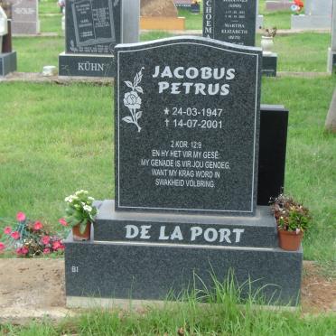 PORT Jacobus Petrus, de la 1947-2001