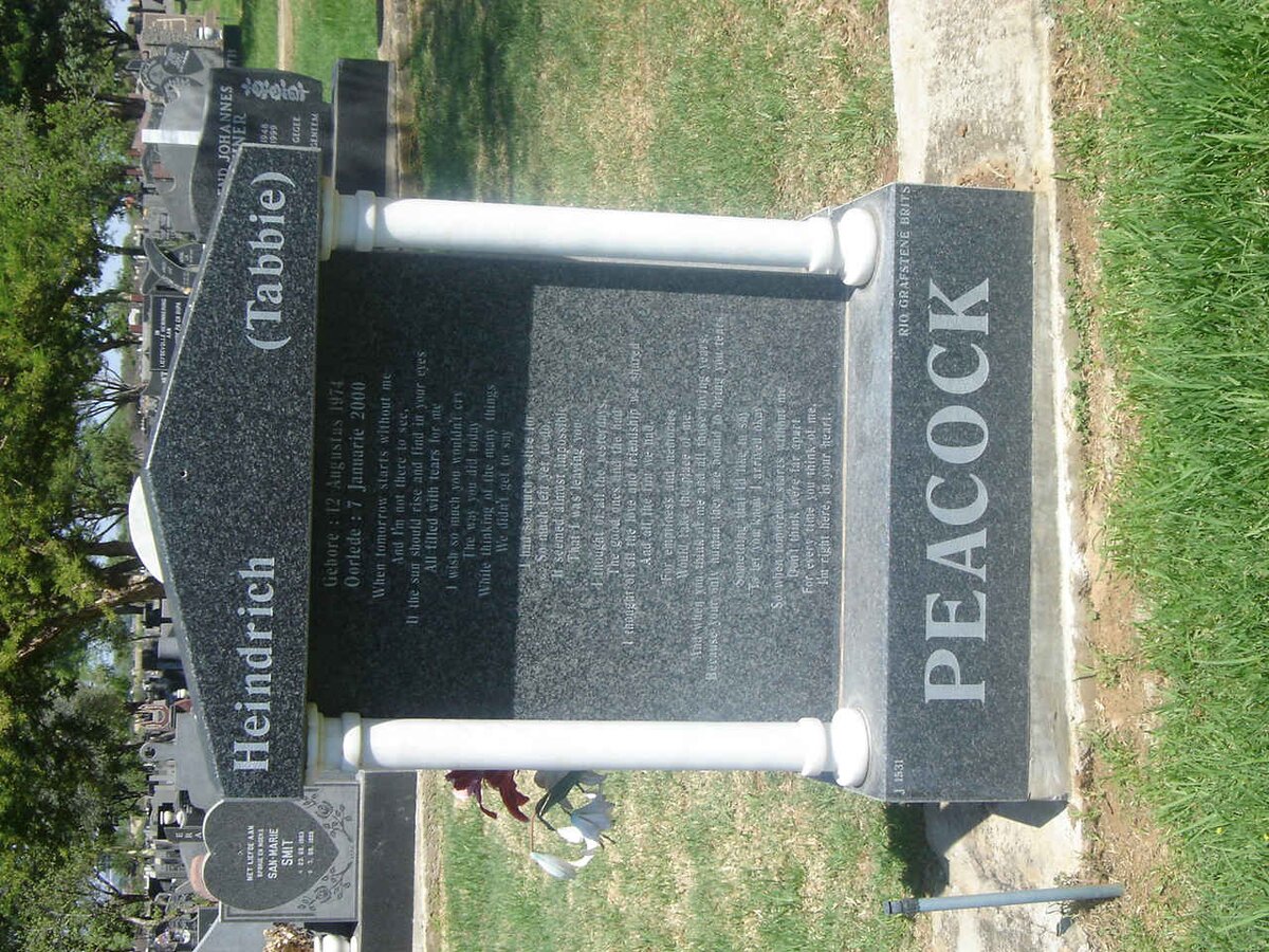 PEACOCK Heinrich 1974-2000