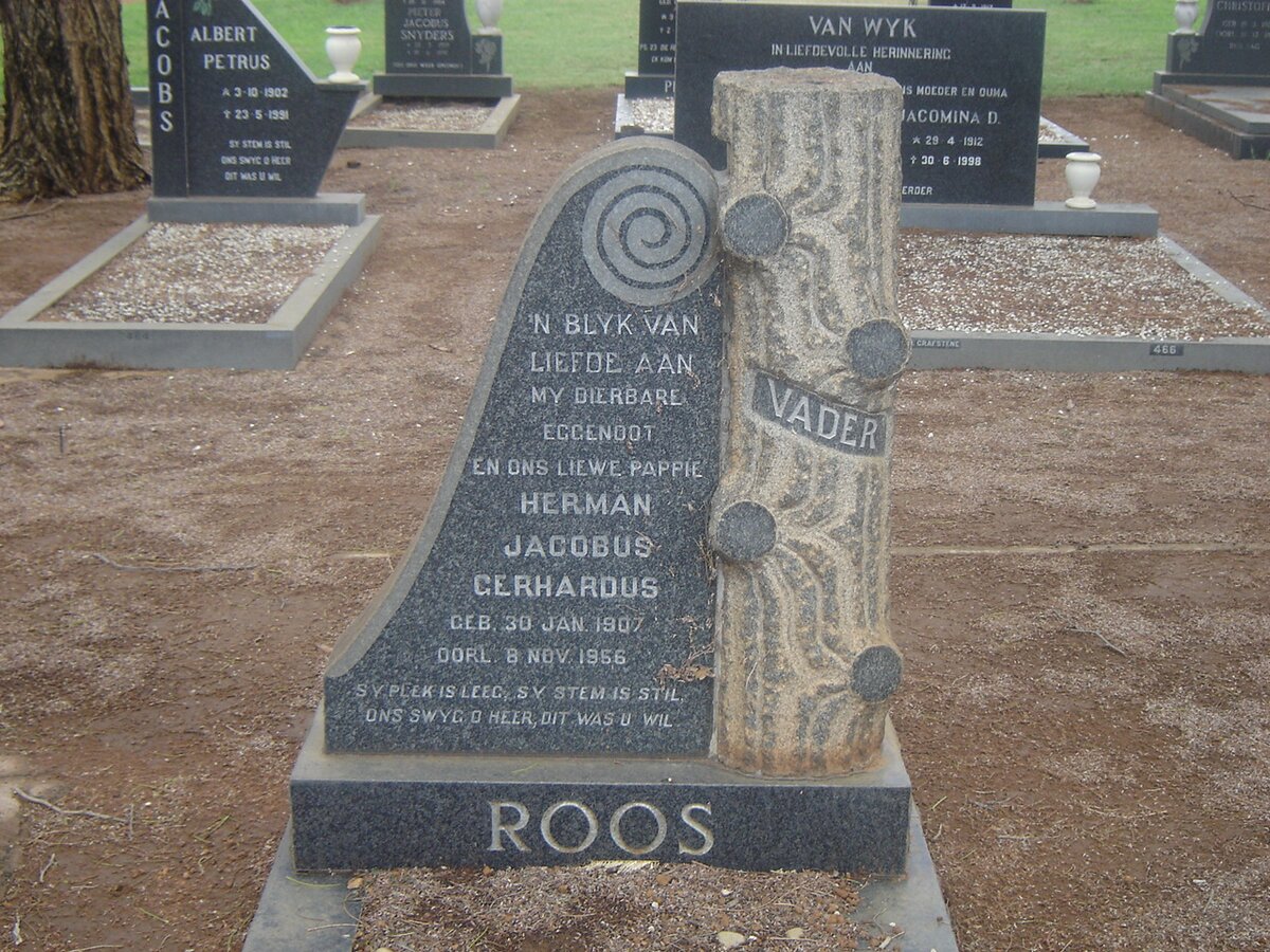 ROOS Herman Jacobus Gerhardus 1907-1956