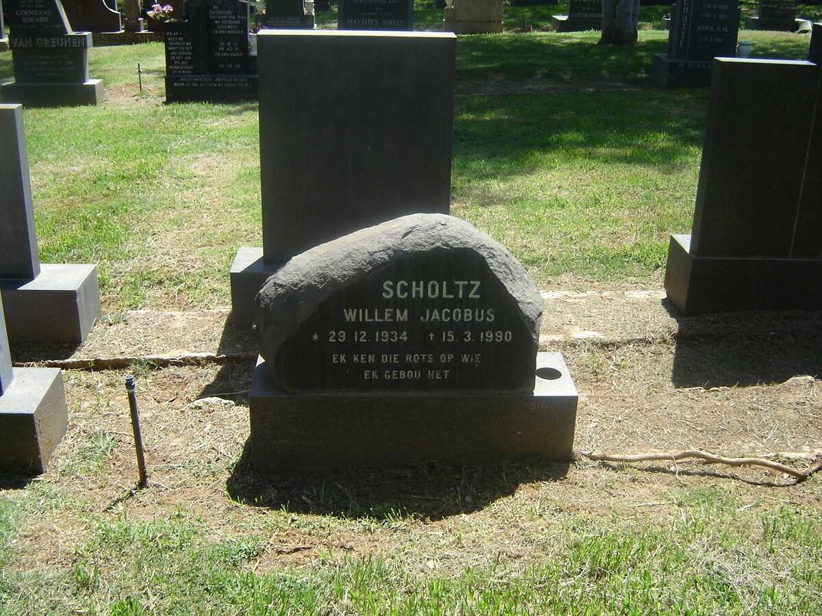 SCHOLTZ Willem Jacobus 1934-1990