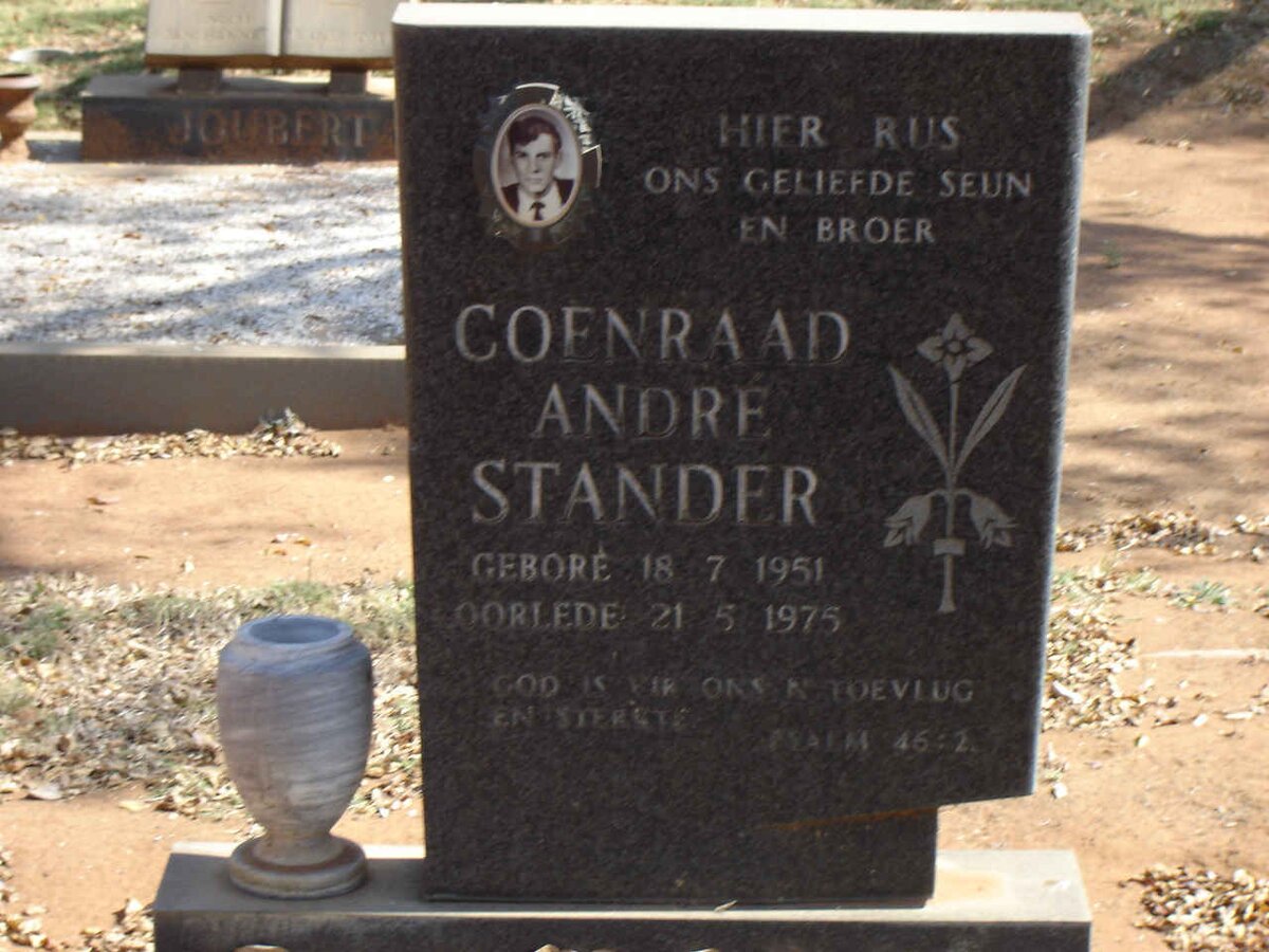 STANDER Coenraad Andre 1951-1975