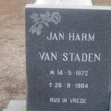 STADEN Jan Harm, van 1972-1984 