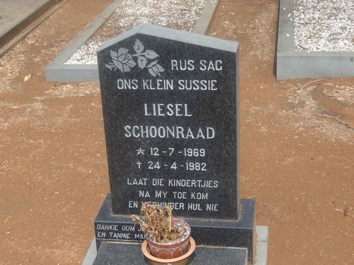 SCHOONRAAD Liesel 1969-1982
